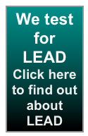 We test for LEAD
Click here to find out about LEAD